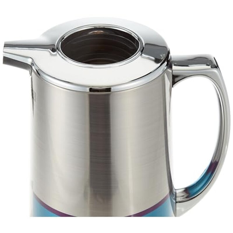 Royalford Silver Vacuum Flask Stainless Steel | Multi-Walled Hot & Cold Beverage Thermos | Long-Hour Temperature Retention for Tea, Coffee & Water