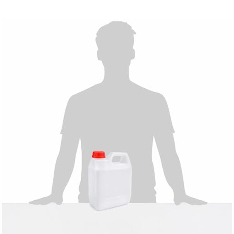 2 Litre Water Storage Can HDPE Leakproof Portable Bottle | Reusable Water Container for Zamzam, Home & Travel | Secure Cap